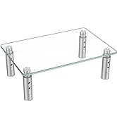 HEMUDU Monitor Stand Riser, 3 Height Adjustable Laptop Stand Riser , Monitor Stand Riser for PC, ...