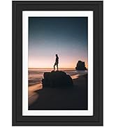 Golden State Art, 13x19 Picture Frame - Displays 11x17 Photo with Mat or 13x19 Without Mat, Wide ...