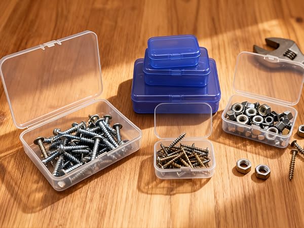 small parts organizer, plastic storage bins with lids