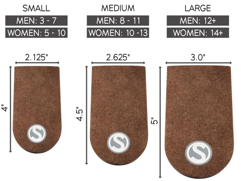 Adjustable Heel Size Chart