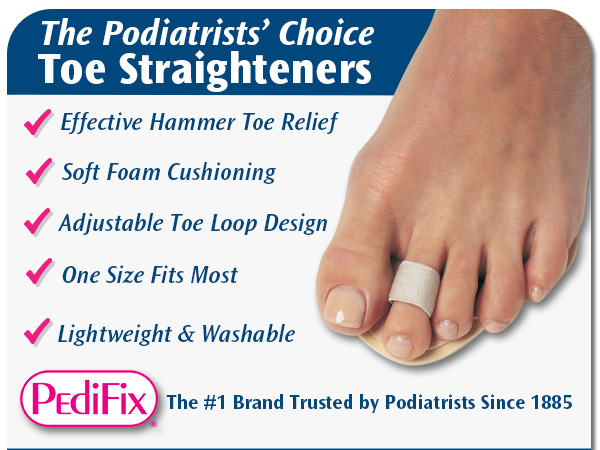PediFix Toe Straighteners for Overlapping and Hammer Toes