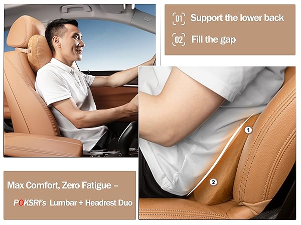 Back support for chair at work, Best lumbar support for car, Car lumbar support pillow