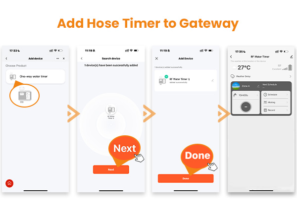 1 zone sprinkler timer Add Hose Timer to Gateway