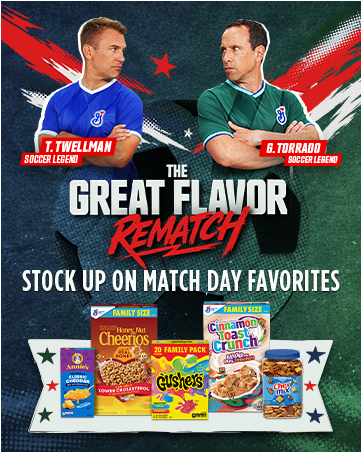 The Great Flavor Rematch Stock Up on Match Day Favorites