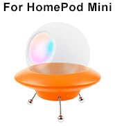 Stable Holder for HomePod Mini Stand, Desk Table Mount with Built-in Cable Management System, No ...