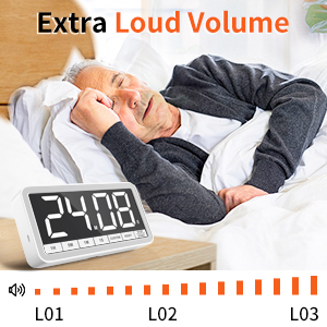 Loud Volume Digital Timer
