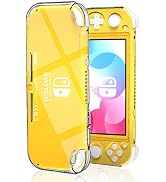 ECHZOVE Protective Case for Nintendo Switch Lite, Hard Clear Case for Switch Lite not Fit with Skins