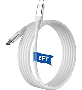 AHFYCIH 100W 6FT USB C to USB C Charger Cable for Samsung S26 Ultra,S25 | 100 Watt 80W 60W 50W 45...