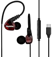 Joymiso USB C Headphones Type C Earbuds w Microphone and Volume for Samsung Galaxy S20 S21 Ultra ...