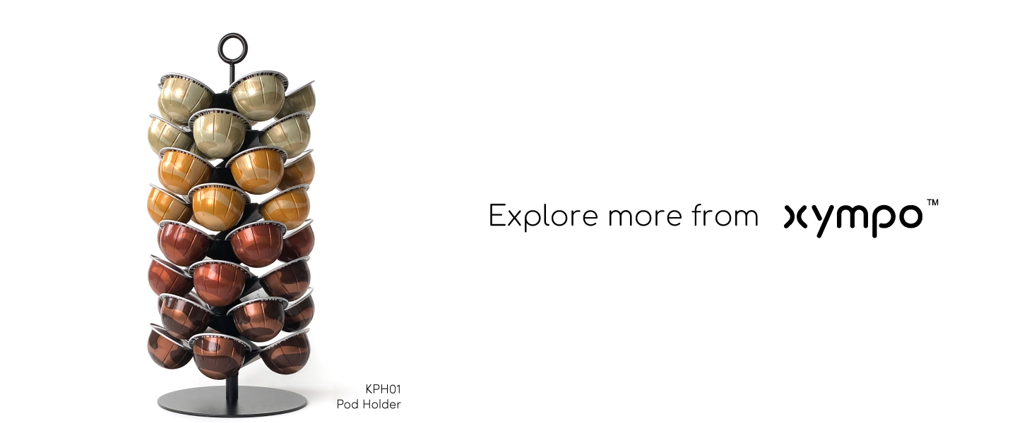 xympo Coffee Pod Holder for Vertuo