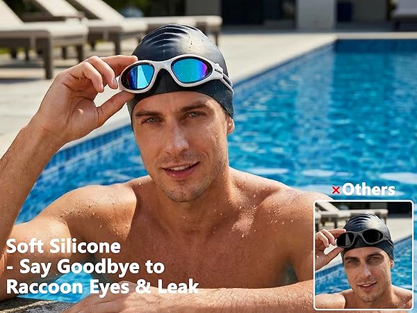 Soft Silicone - Say Goodbye to Raccoon Eyes & Leak
