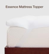 Coop Home Goods Essence Down Alternative Mattress Topper Queen, Plush 2-Inch Gusset and Baffle Bo...