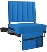 Aliphon Stadium Seat for Bleachers with Back Support and Cushion, Bleacher Seats with Shoulder St...