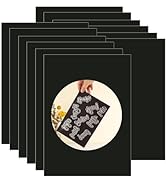 Briartw 8.86x5.9" Rubber Magnetic Sheets Set,0.8mm Thick Double Sided Magnetic Sheets Flexible Ru...