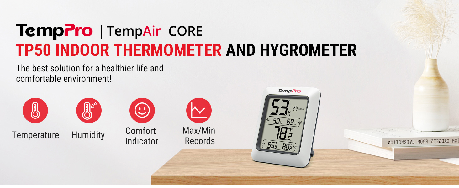 digital room thermometer indoor temperature gauge thermopro thermometer with humidity
