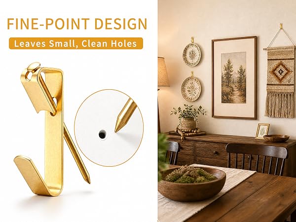 FINE-POINT DESIGN Leaves Small,Clean Holes