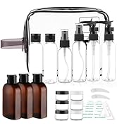Cosywell Travel Size Bottles for Toiletries 20 Pack 2oz TSA Approved Toiletry Bottles Leak Proof ...