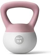 NEALFIT Soft Kettlebell 5LB/10LB/15LB/20LB/25LB, Kettlebells Set Soft Kettle Bell Anti-Slip Grip ...