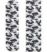 ZUEXT Skateboard Grip Tape 9" x 33", 2Pack Gray Camo Waterproof Longboard Grip Tape, Bubble Free ...