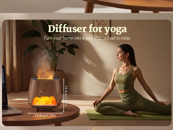 Diffuser for yoga-Turn your home into a peaceful retreat to relax.