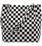 PAZIMIIK Corduroy Tote Bags for Women Travel Reusable Grocery Shopping Shoulder Go-to Everyday Ba...
