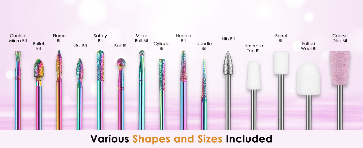 Remover Bits for Acrylic Gel Nail
