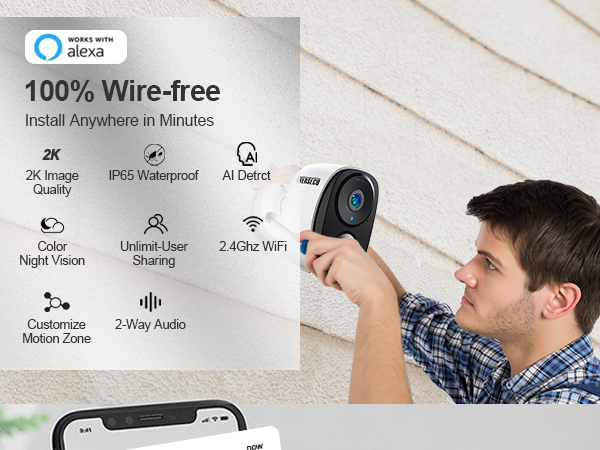 wireless outdoor security camera