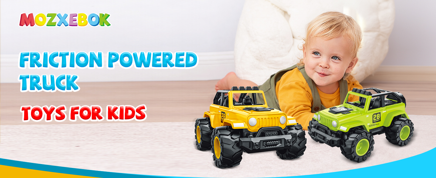 FRICTION POWERED TRUCK TOYS FOR KIDS