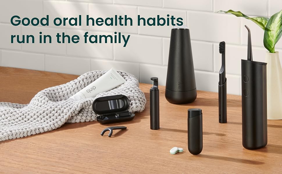 Good oral health habits run in the family.