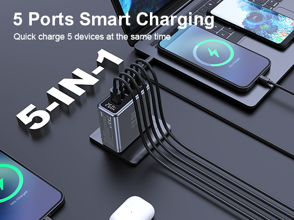 5 Ports Charging station