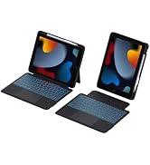 Detachable Keyboard Case for iPad 9th/8th/7th 10.2 inch, iPad Air 3rd Gen 10.5