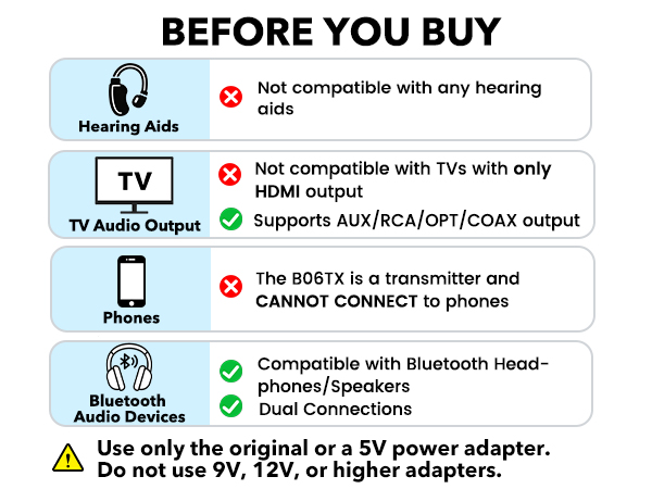 bluetooth transmitter for tv