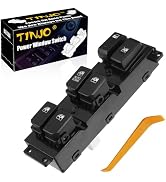 93570-2B100 Front Left Power Control Window Switch Driver Compatible with 2007-2011 Hyundai Santa...
