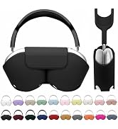 Maxjoy for Apple Airpods Max Smart Case Cover, Soft PU Leather Protective Cover Accessories for A...