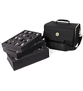 ENHANCE Miniature Figure Satchel - Compact Storage & Carrying Case for DnD Miniatures with Should...