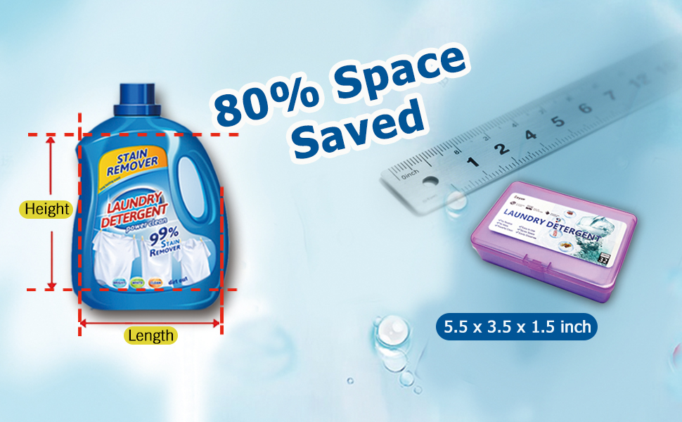 32 Loads, Compact Size, Save Storage, Space-Saving