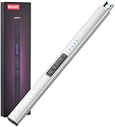 MEIRUBY Lighter Electric Candle Lighter Long Electronic Rechargeable USB Lighter Arc Windproof Fl...