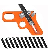 Bntyok Edge Banding Trimmer, Veneer Edge Cutter Tool with 10Pcs Blade Woodworking Hand Trimming T...
