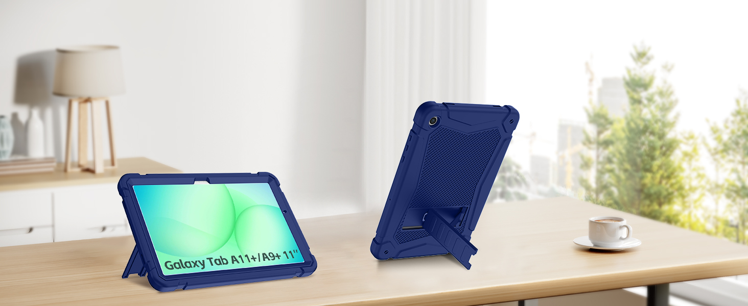 Shockproof Case for Samsung galaxy tab a11 plus and a9 plus 11 inch with kickstand