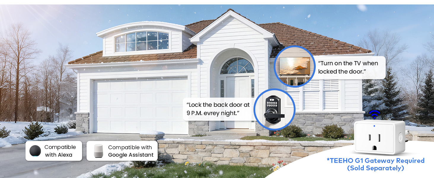 Smart home system requires TEEHO G1 gateway