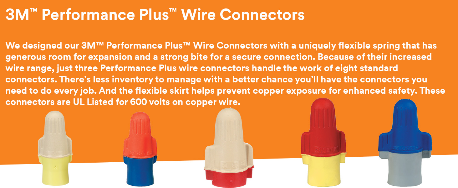 3M Performance Plus Wire Connectors