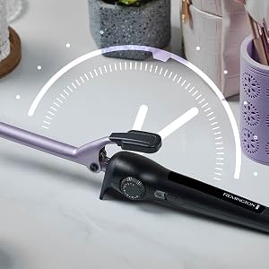 Curling iron with automatic shut off half inch .5''