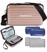 Insulin Cooler Travel Case, 4 Pens Diabetes Travel Case Tsa Approved Diabetic Supplies, Travel Me...