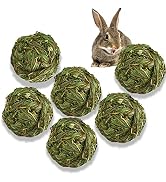 kathson Natural Rabbit Grass Ball,Timothy Grasses Chew Toys,Natural Weaving Molar Tooth Toy,Bunny...