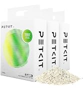 PETKIT Upgraded Clump+ Tofu Mixed Cat Litter, Water Flushable,Ultra Absorbent and Fast Drying, 10...