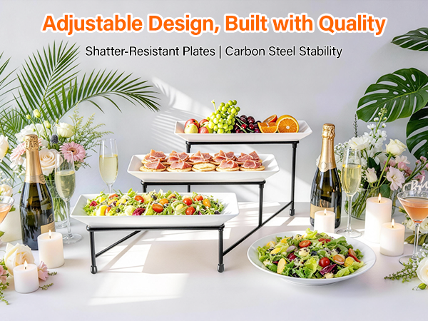 3 tier serving tray