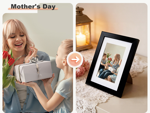 KINLINK Picture Frame is the best choice as a Mother's Day gift for mothers.