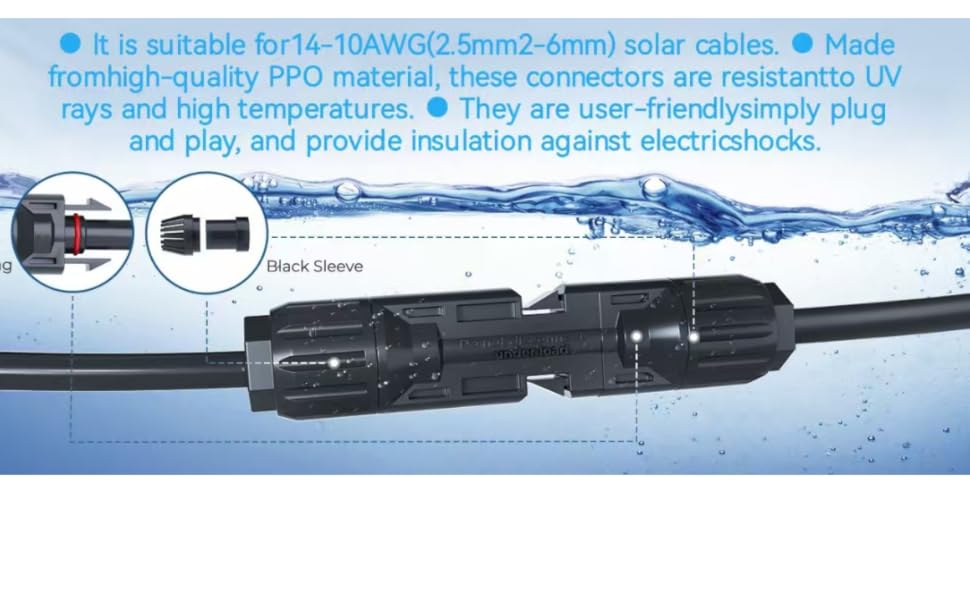 Solar wire connectors Efficient Connection