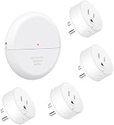 Motion Sensor Plug,Greencycle Wireless Motion Sensor Outlet with Timer Setting,PIR Sensor Plug to...