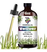 Vetiver Essential Oil (4 oz/120 ml) — Vetiver Oils for Aromatherapy, diffusers, humidifiers, Home...